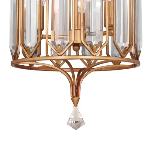 Светильник подвесной Royalty 2021-3P Favourite прозрачный 3 лампы, основание золотое в стиле классический современный  фото 3